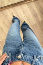 Sonik Wide Leg Mavi Jean - Görsel 3