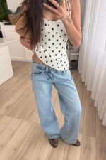 Gj Wide Leg Açık Mavi Jean - Görsel 2