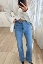 Jf Kesik Paça İspanyol Mavi Jean - Görsel 2