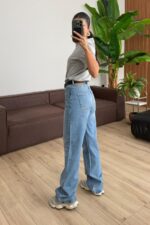 Jf Wide Leg Orta Mavi Jean - Görsel 4