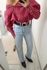 Lvs Kesik Paça Straight Açık Mavi Jean - Görsel 3