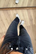 Jenner Straight Siyah Jean - Görsel 3