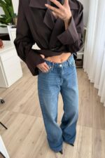 Sonik Wide Leg Mavi Jean - Görsel 2