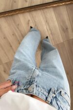 Sonik Wide Leg Açık Mavi Jean - Görsel 3