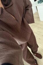 Gus V Yaka Tensel Takım Kahverengi - Görsel 3