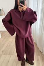 Gus V Yaka Tensel Takım Mürdüm - Görsel 2