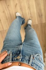 Jf Wide Leg Yıkamalı Mavi Jean - Görsel 3