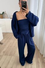 Larry Üç Parça Takım Lacivert - Görsel 2