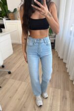 Jenner Straight Mavi Yıkamalı Jean - Görsel 2