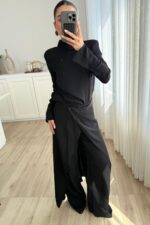 Nani Üçlü Takım Siyah - Görsel 2