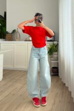 Ff Carrot Fit Açık Mavi Jean