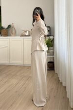 Master Bağlamalı Ceket Pantolon Takım Taş - Görsel 4