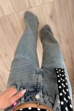 Sonik Wide Leg Eskitme Jean - Görsel 2