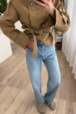 Yırtık Paça Mavi Yıkamalı Jean - Görsel 2