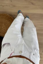 Gr Wide Leg Beyaz Jean - Görsel 2