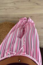 Stefa Çizgili Pantolon Pembe - Görsel 2