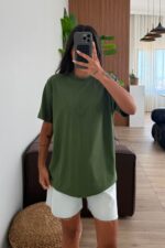 Mad Oversize Tişört Haki - Görsel 2
