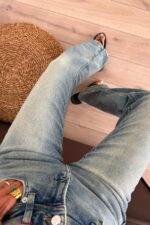 Düşük Bel Flare 90’s Eskitme Jean - Görsel 4